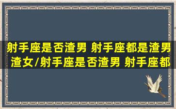 射手座是否渣男 射手座都是渣男渣女/射手座是否渣男 射手座都是渣男渣女-我的网站